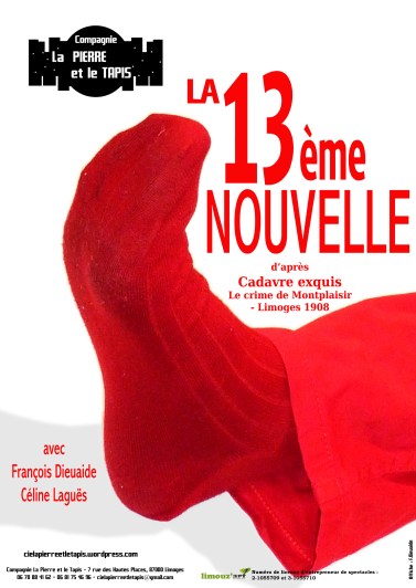 Affiche La 13ème nouvelle - Compagnie La Pierre et le Tapis