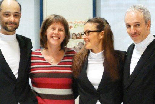 Béatrice Boutignon, Ryo, Silo et Tango - Compagnie La Pierre et le Tapis - avec François Dieuaide - Céline Laguës - Christophe Gateau