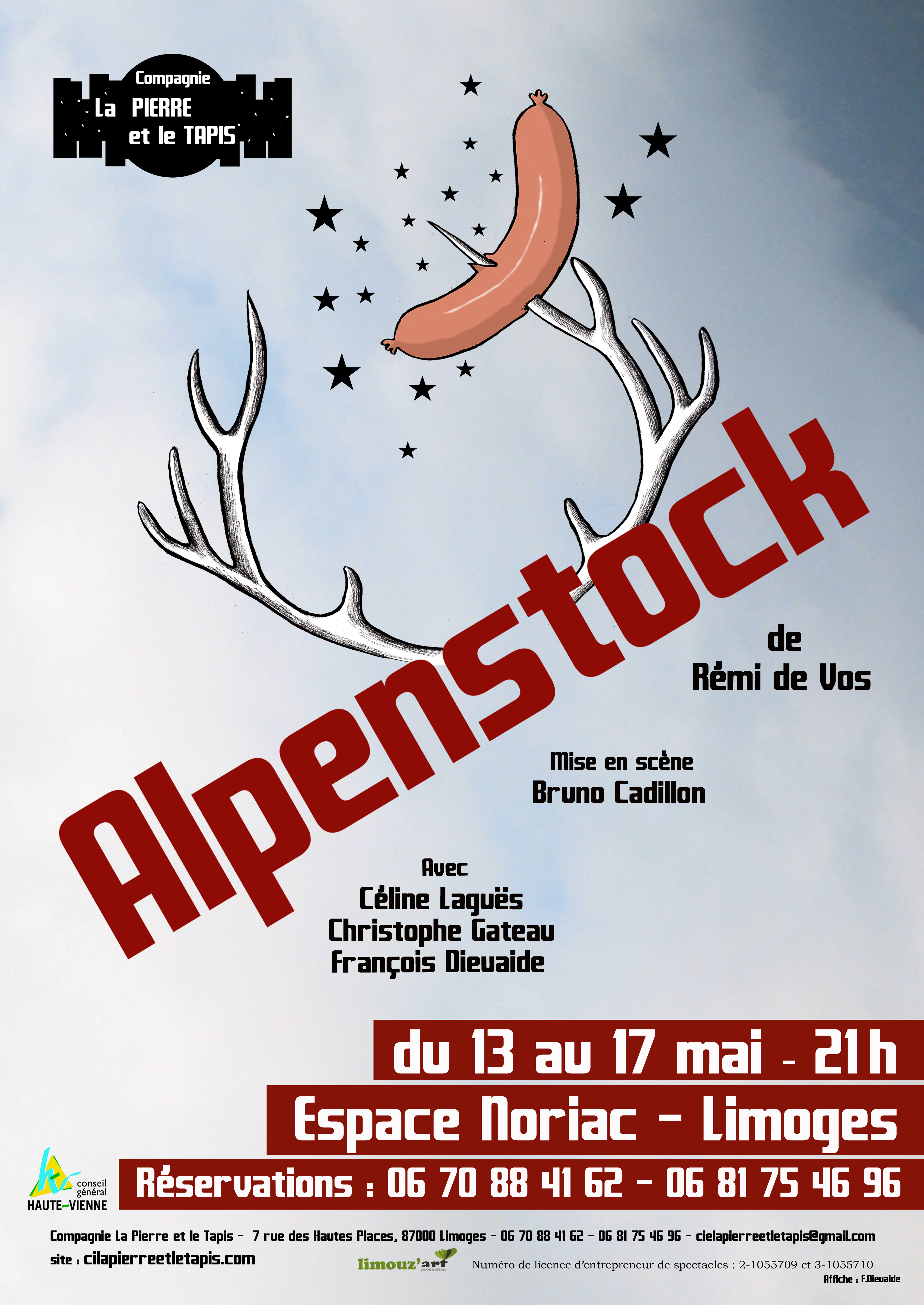 Affiche Alpenstock- Compagnie La Pierre et le Tapis