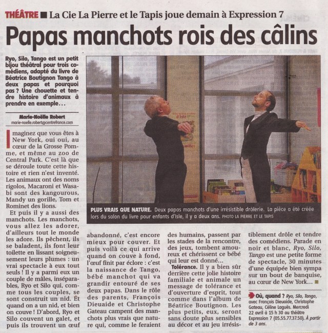 Article "Ryo, Silo, Tango" à  Expression 7